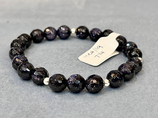 Blue Goldstone Bracelet