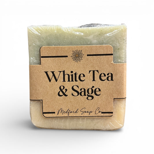 White Tea & Sage | Handmade Bar Soap