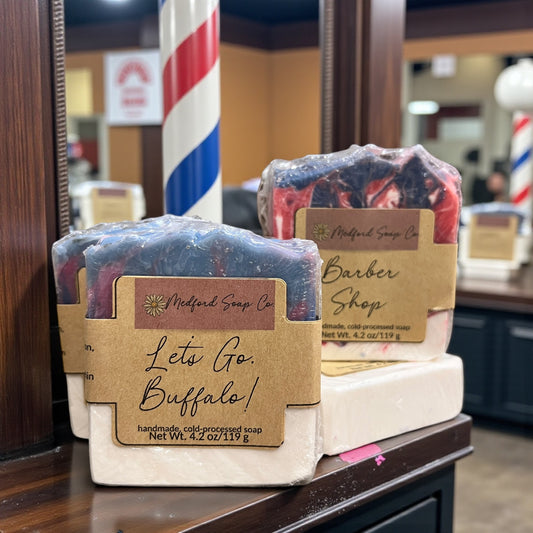 Barber Shop "Let's Go Buffalo!" | Handmade Bar Soap