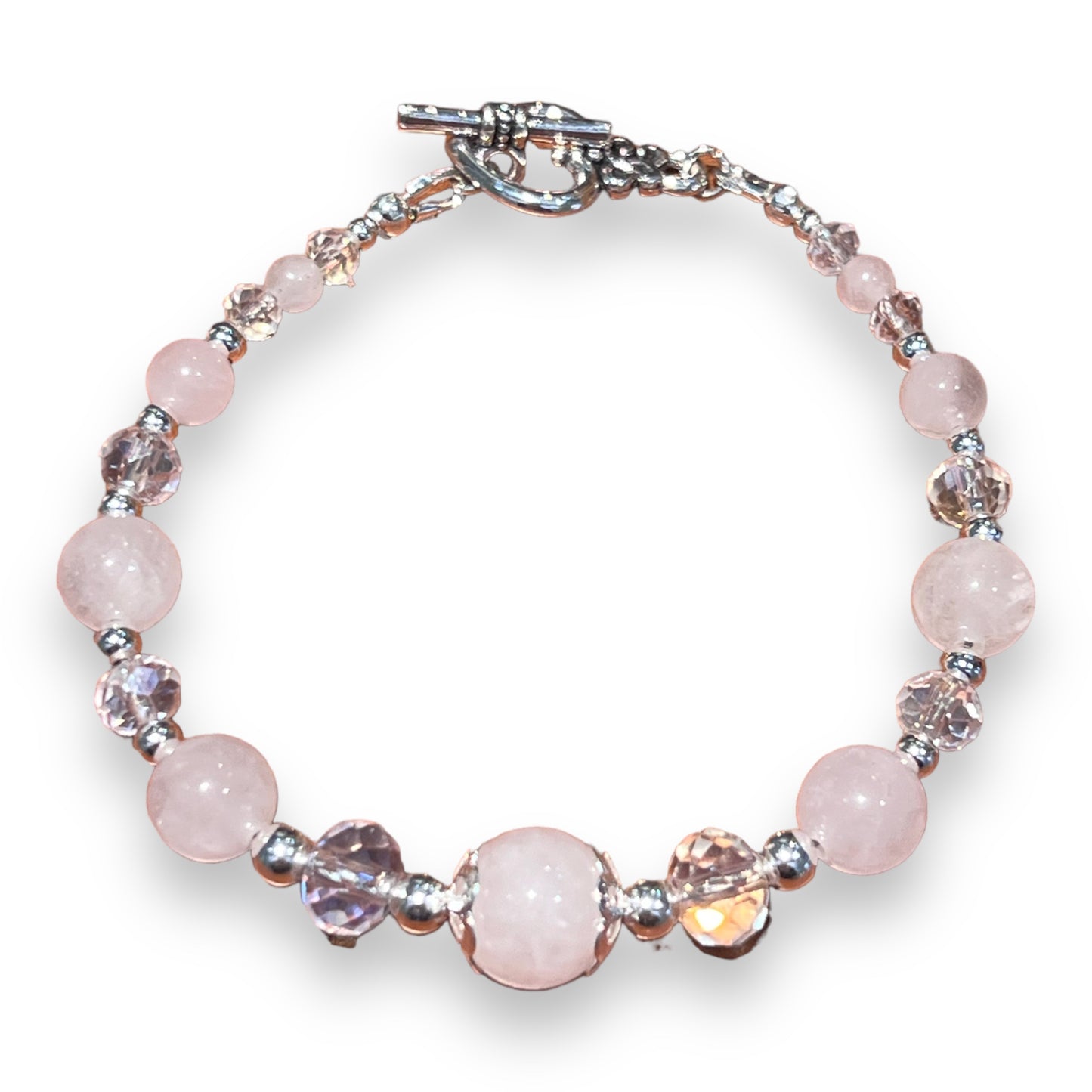 Bubbly Rose Quartz Bracelet