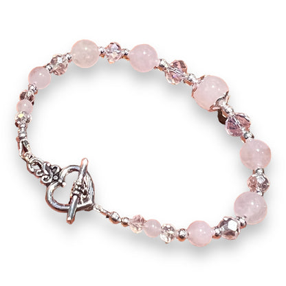 Bubbly Rose Quartz Bracelet