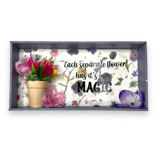 Floral Vase Inspirational Shelf Sitters