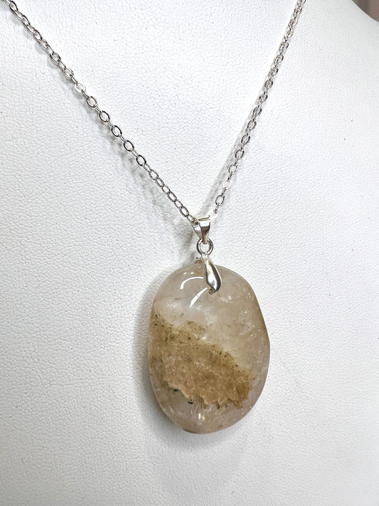 Citrine Quartz Pendant Necklace