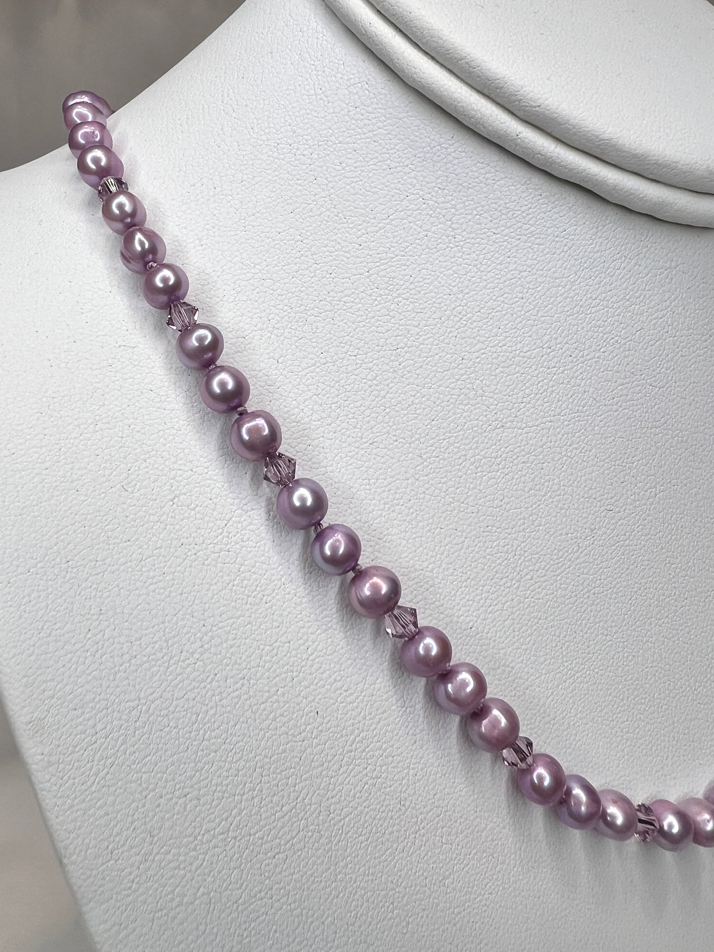 Lavender Elegance - Freshwater Pearls