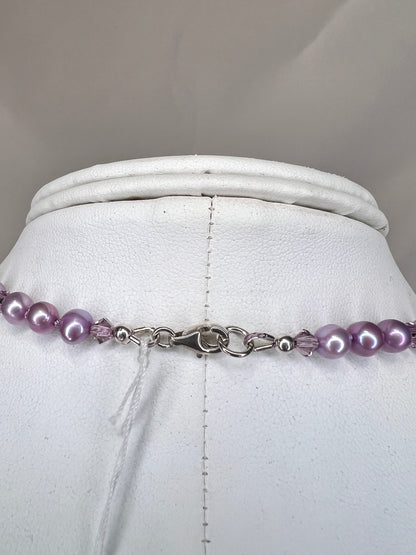 Lavender Elegance - Freshwater Pearls