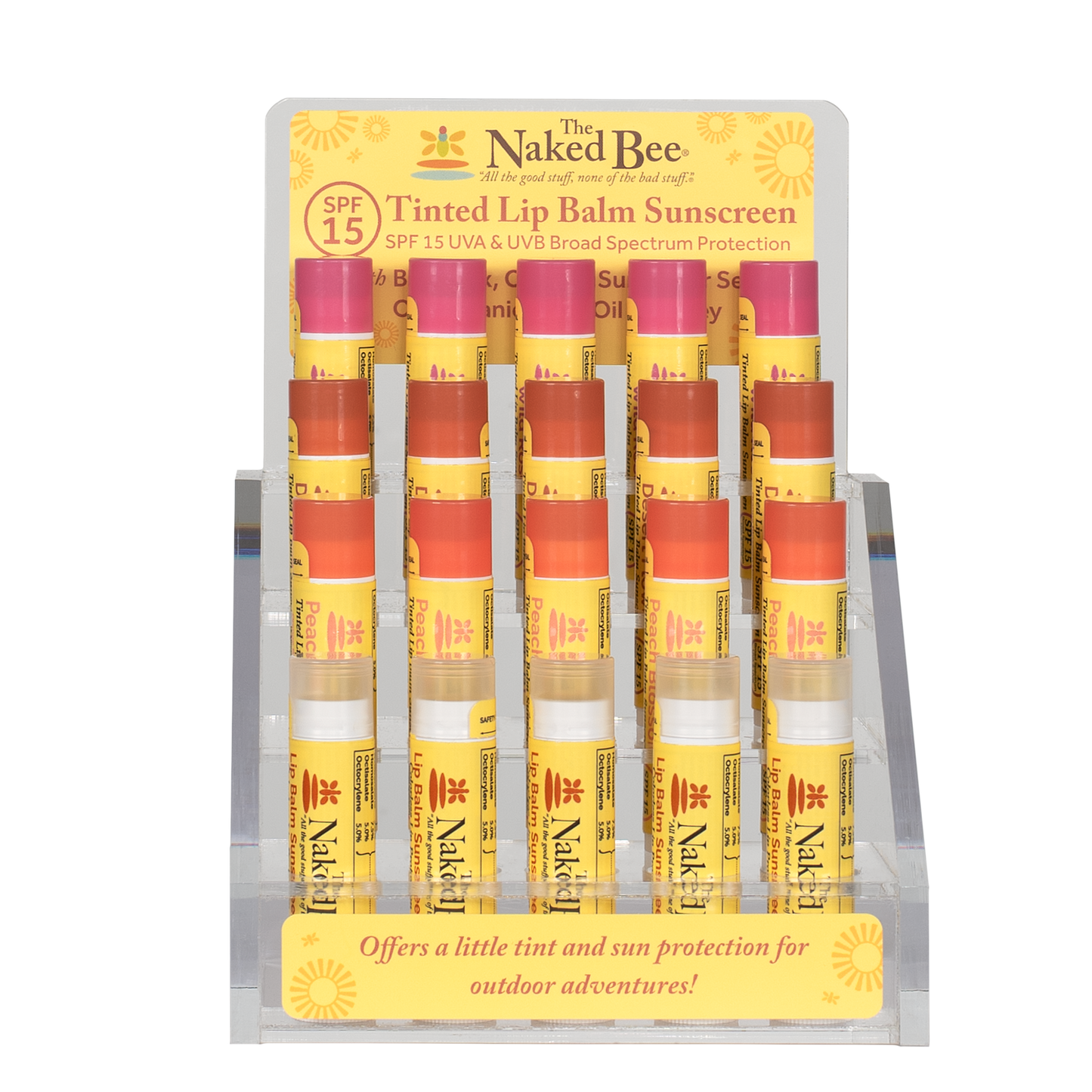 Tinted Lip Balm with SPF | The Naked Bee