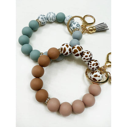 Leopard Keychain Wristlet