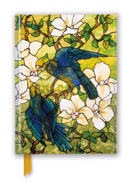 Louis Comfort Tiffany: Hibiscus And Parrots Journal