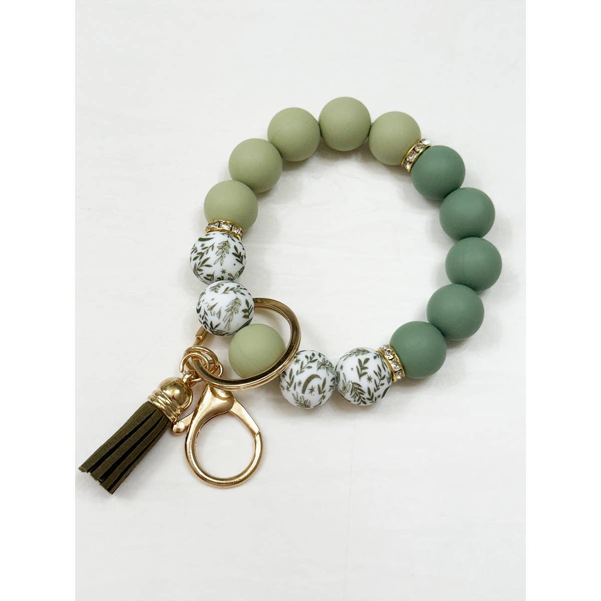 Botanical Keychain Wristlet