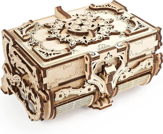 3D Wooden Puzzle: Antique Box