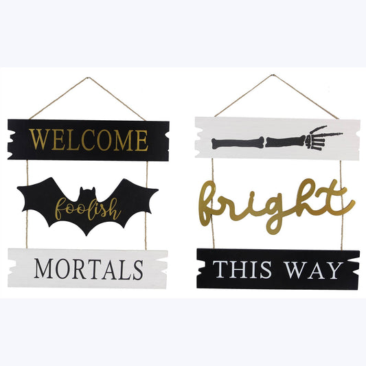 Halloween Hanging Wall Sign