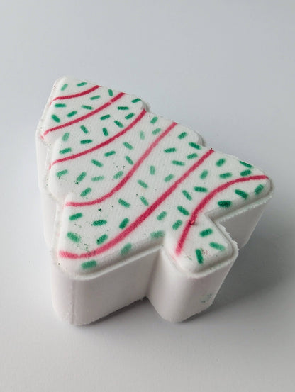 Christmas Tree Cake Bath Bomb