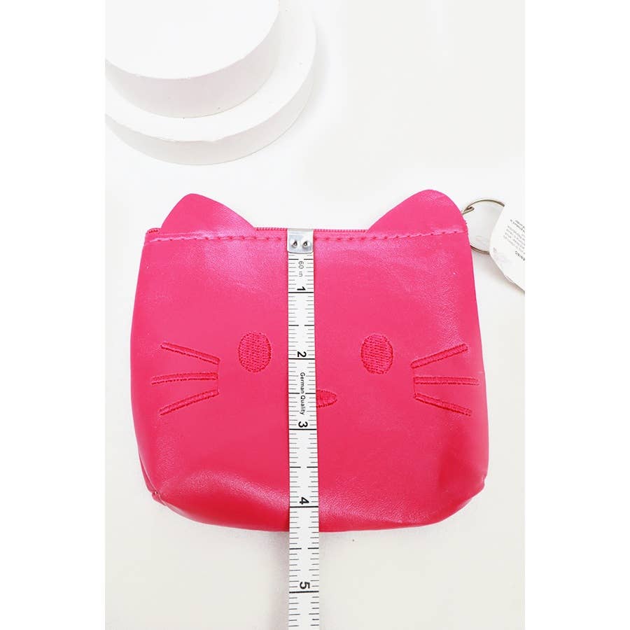 Cat Coin Purse with Key Ring