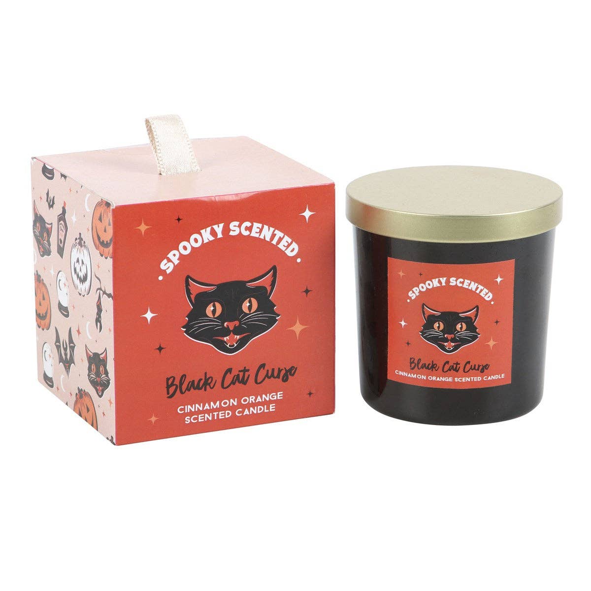 "Black Cat Curse" Cinnamon Orange Candle