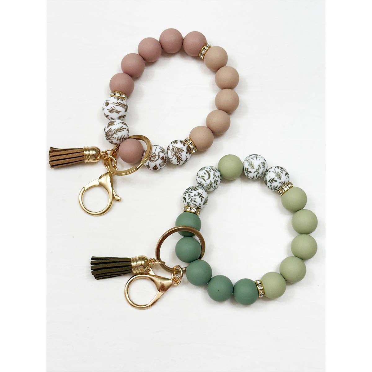 Botanical Keychain Wristlet