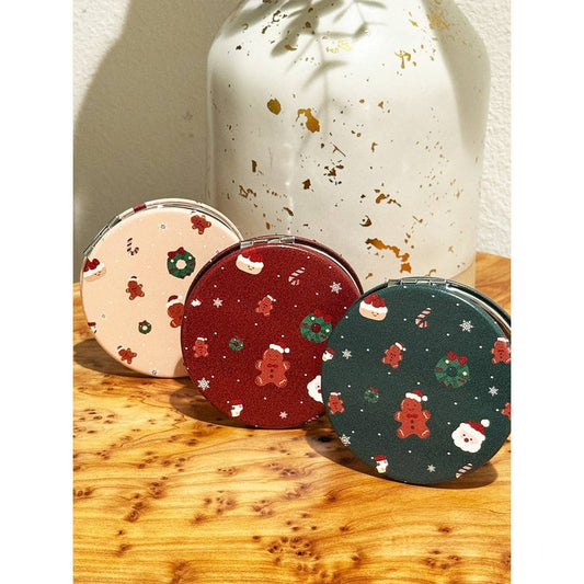 Christmas Pocket Cosmetic Mirror