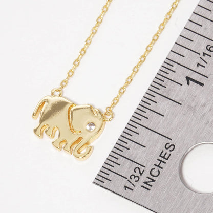 Delicate Elephant Necklace