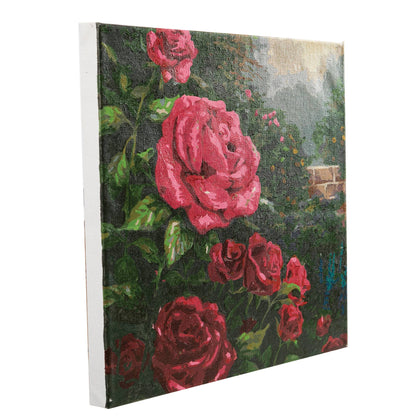 Paint by Numbers Kit: A Perfect Red Rose