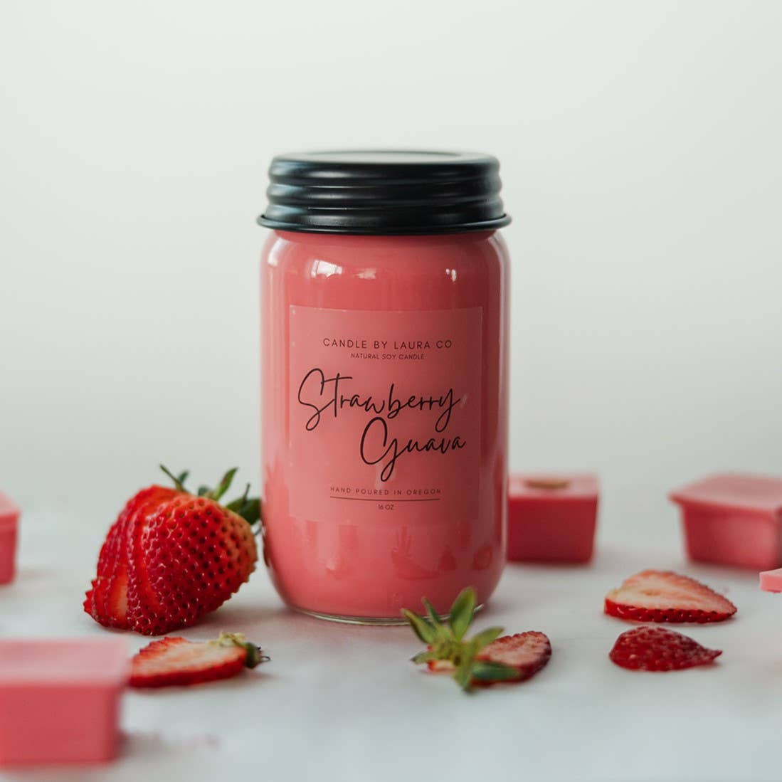 Strawberry Guava Soy Jar Candle
