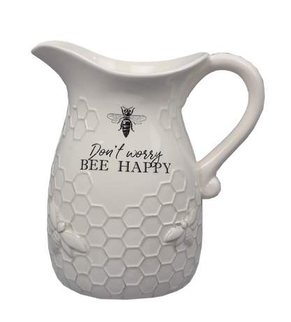 Ceramic Bee Water Pitcher