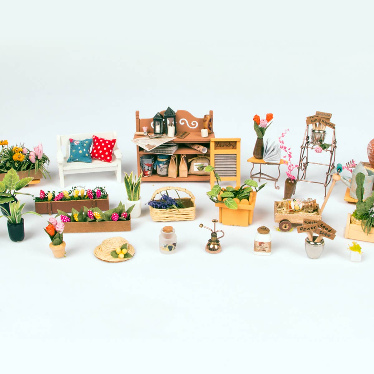 DIY Miniature House Kit: Miller's Garden