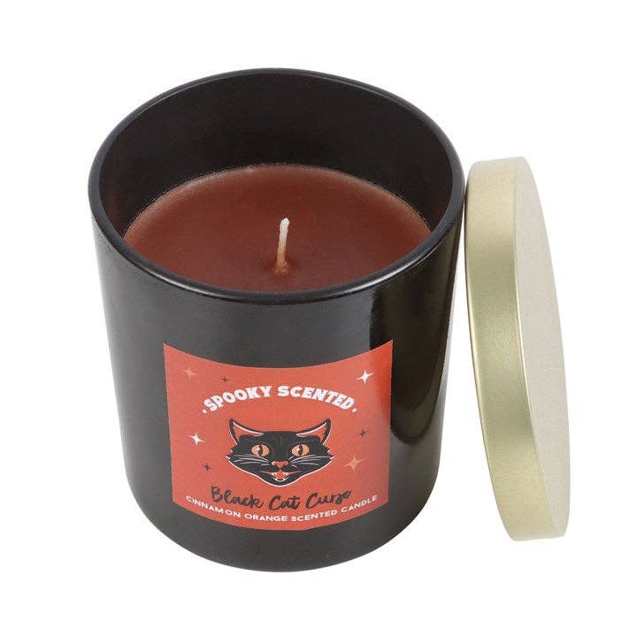 "Black Cat Curse" Cinnamon Orange Candle