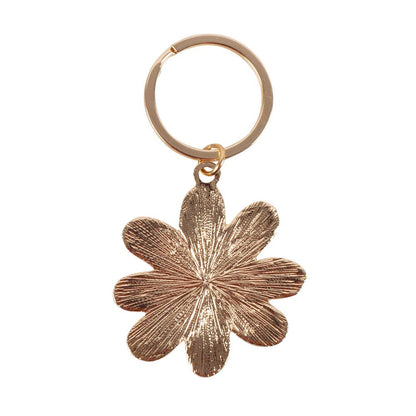 Back of daisy keychain