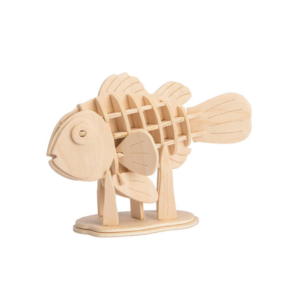 3D Wooden Puzzles: Animals