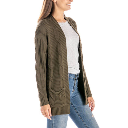 Olive Knit Cardigan