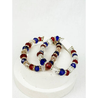 USA Crystal Stretch Bracelet