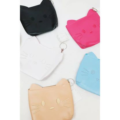 Cat Coin Purse with Key Ring