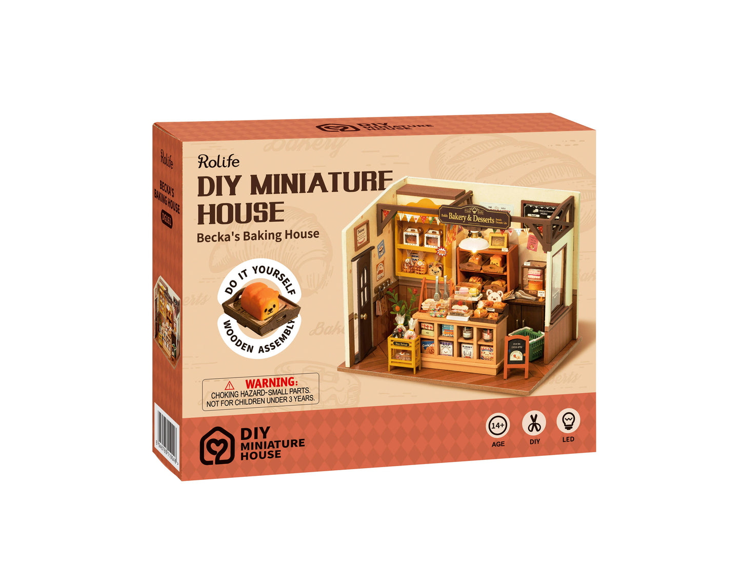 DIY Miniature House Kit: Becka's Baking House