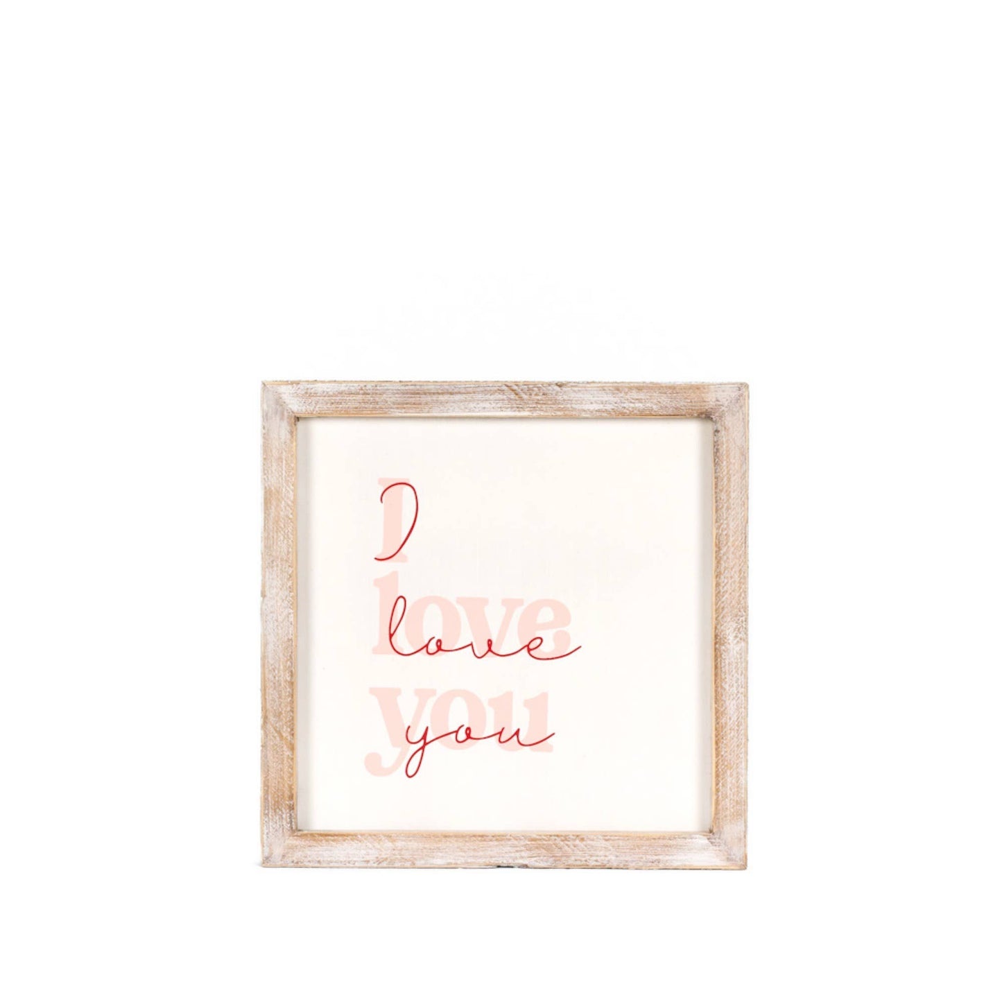 Reversible Wood Sign - LOVE/LUCKY Valentine's Day and St. Patrick's