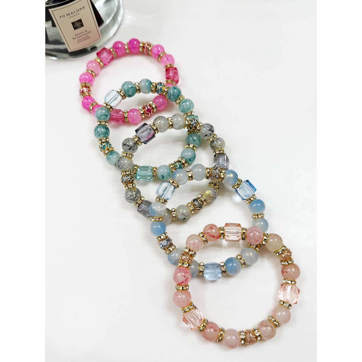 Elegant beaded bracelets