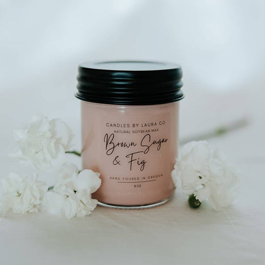 Brown Sugar and Fig Soy Jar Candle