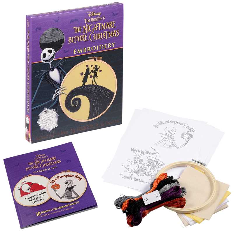 Disney Tim Burton's The Nightmare Before Christmas Embroidery by Deborah Wilding