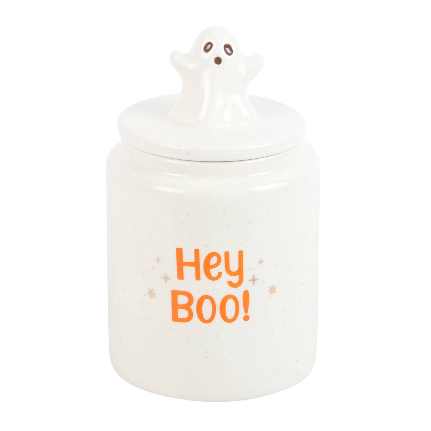 "Hey Boo" Ghost Storage Jar