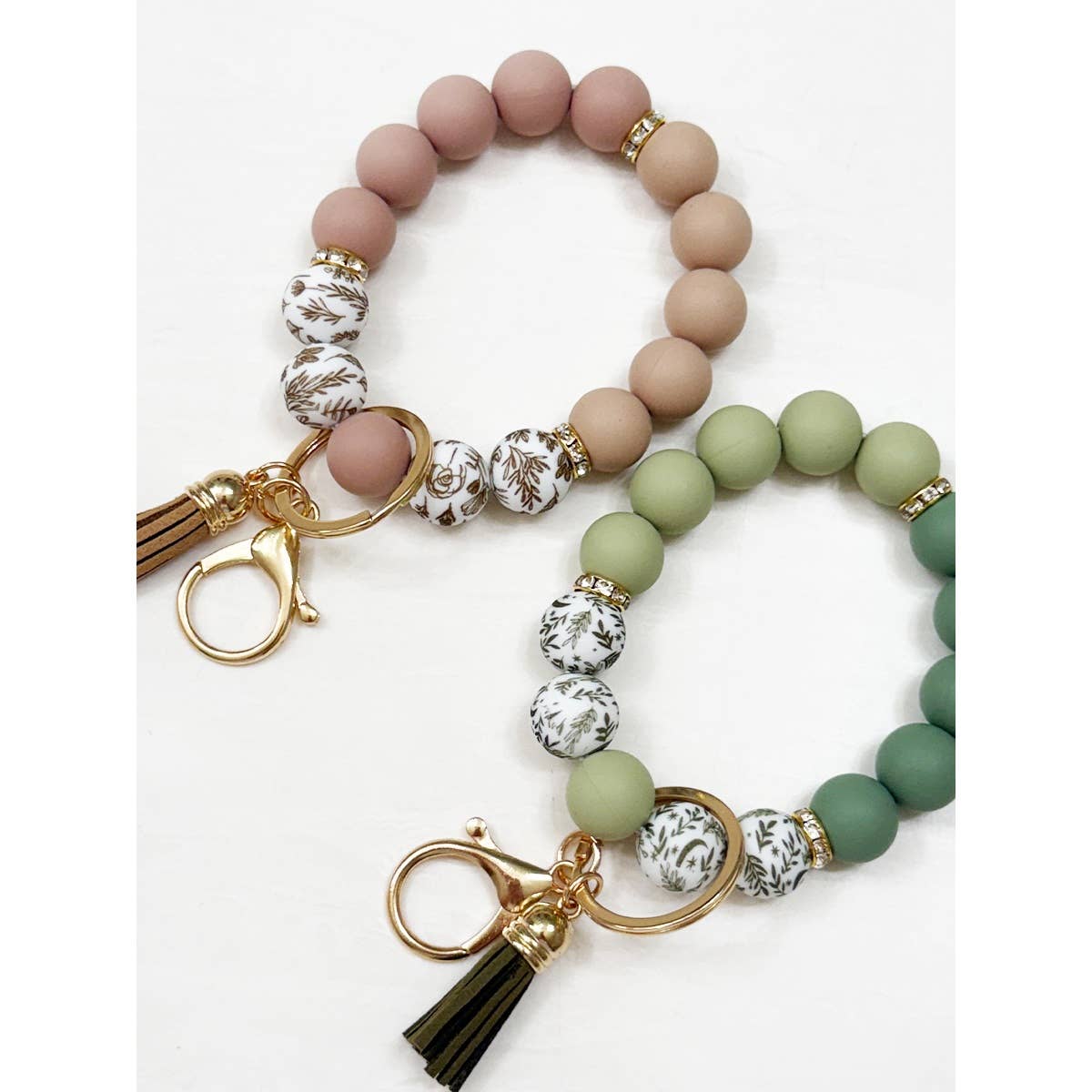 Botanical Keychain Wristlet