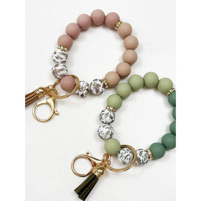 Botanical Keychain Wristlet