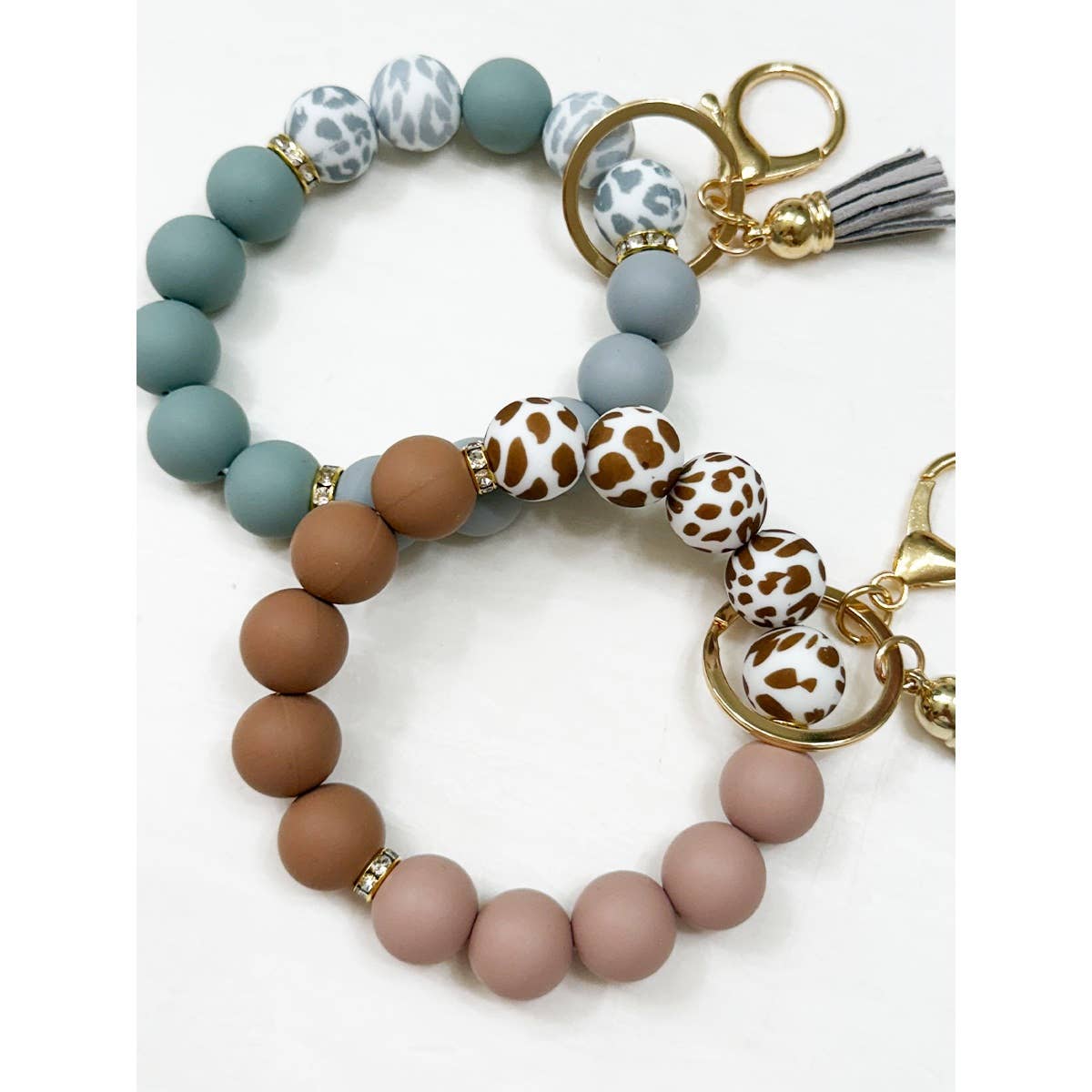 Leopard Keychain Wristlet