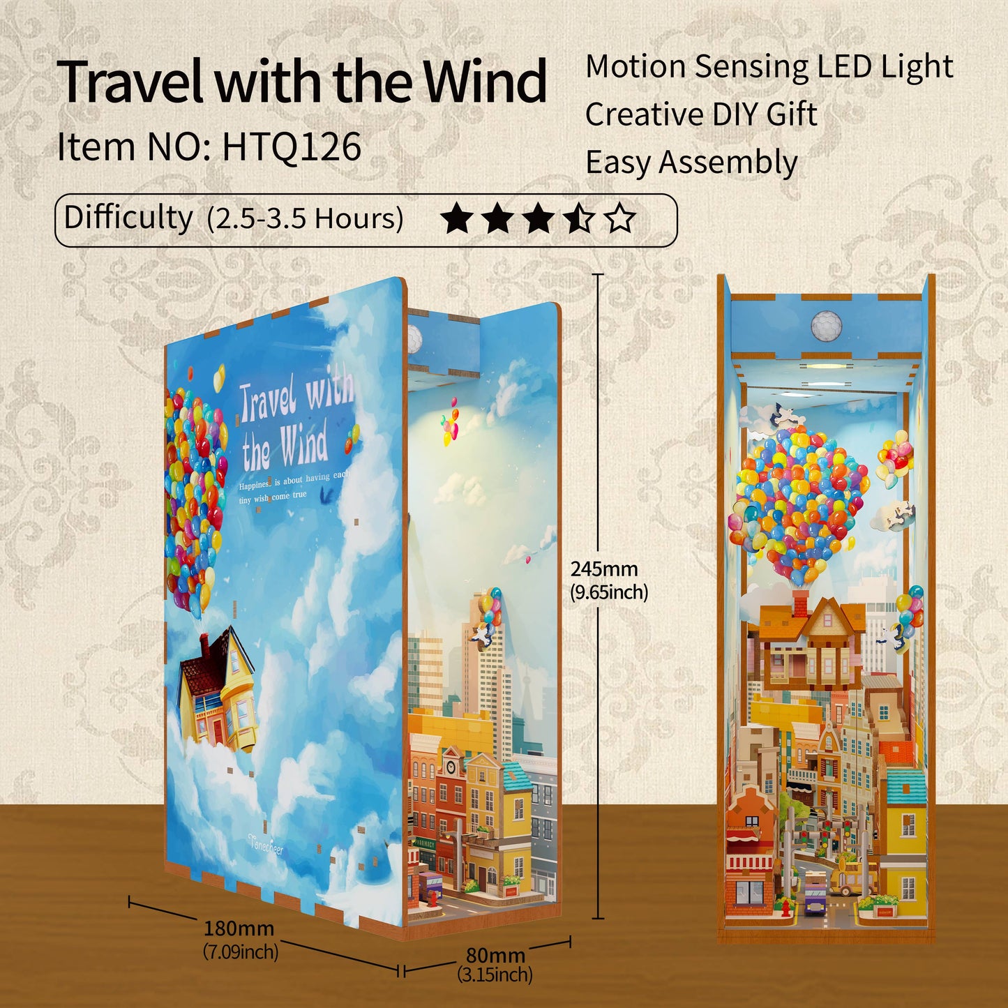 Book Nook Kit: Travel with the Wind