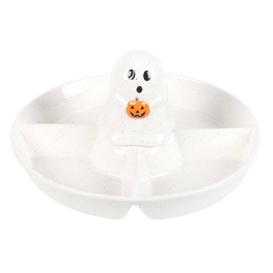 Ghost Halloween Serving Dish