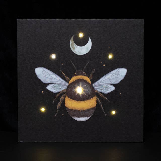 Bee Light Up Canvas Art