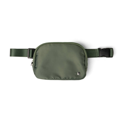 Fitkicks airlight belt bag in green.