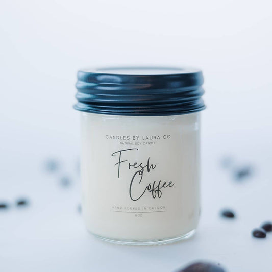 Fresh Coffee scented soy candle