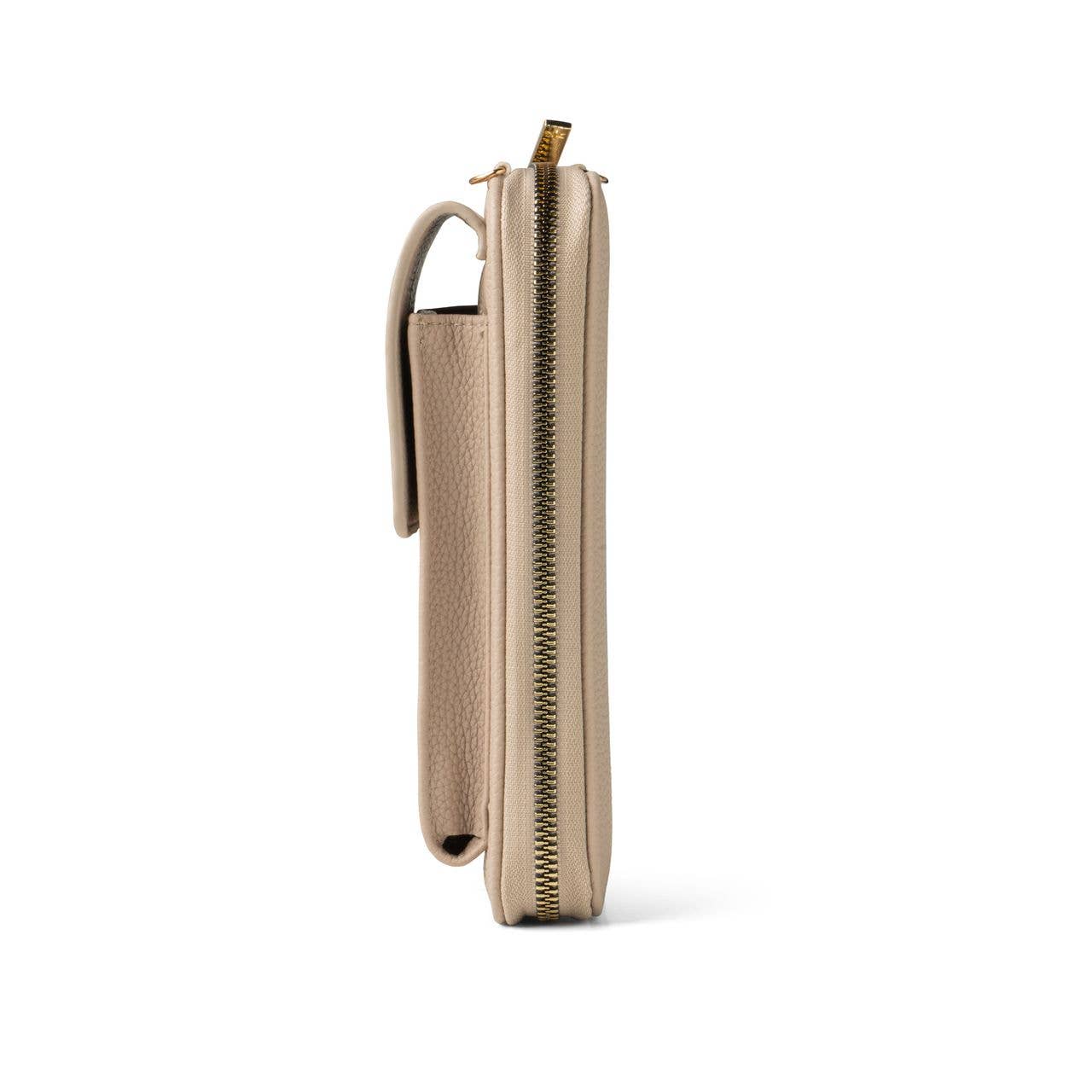 Side view of Eclipse smartphone crossbody bag by Kedzie.