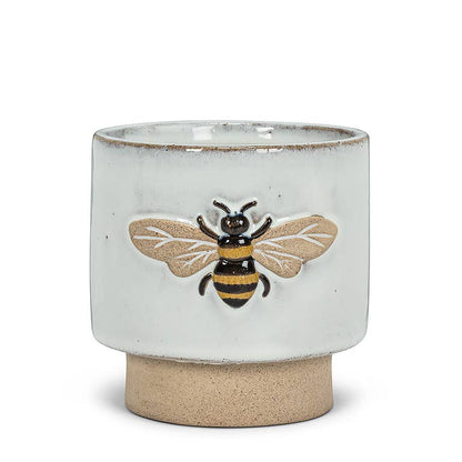 Md Single Emboss Bee Planter