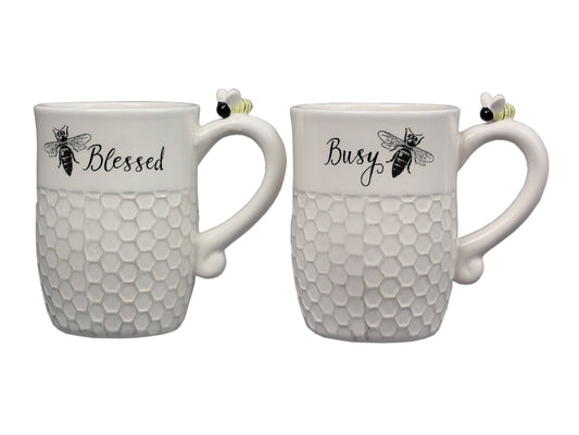 Ceramic Bee Mugs