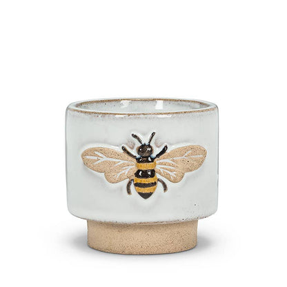 Sm Single Emboss Bee Planter