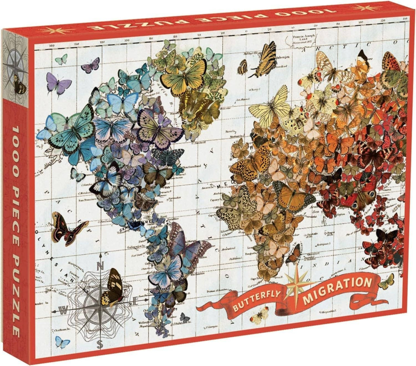 Butterfly Migration 1000 Piece Puzzle